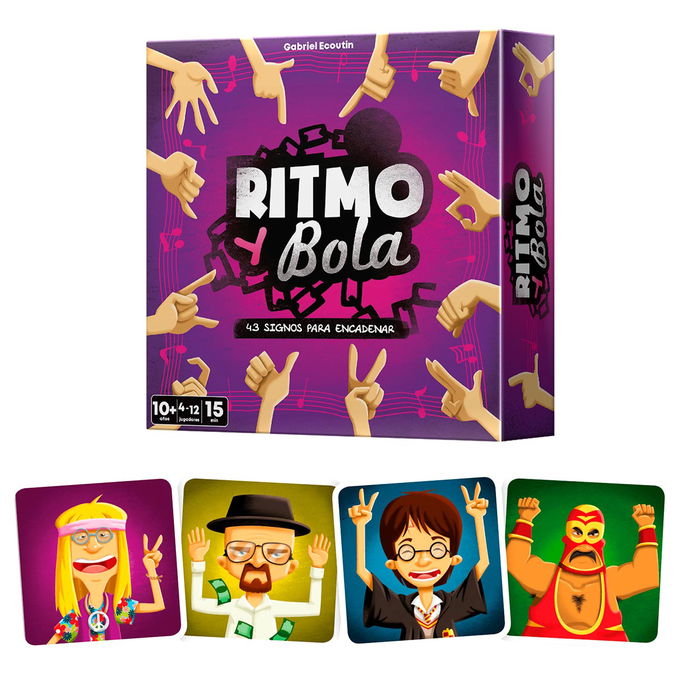 Asmodee Ritmo Y Bola Cgri0001Es Juego de Sociedad Delirante para + 8 Años