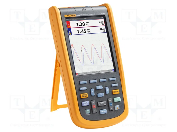 FLUKE Escopómetro 125B de 40MHz con Pantalla TFT de 5,7 pulgadas