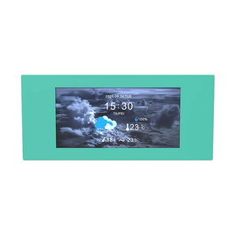 Thermaltake AC-080-OOPNAN-A1 Panel LCD 6 Pulgadas Kit para Caja View 600 TG Full Tower Color Mint Strawberry, 5V, Mostrador Hardware