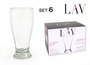 Lav Set 6 Vasos Cerveza Brott 565Cc Ø8x18 cm (4 Cajas)