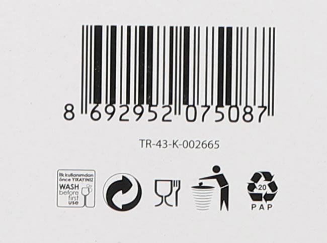 Lav Set 6 Vasos Cerveza Brott 565Cc Ø8x18 cm (4 Cajas)