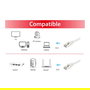 EQUIP 615511 Cable de Red Cat6 S/FTP LSZH 0.15m Blanco RJ45