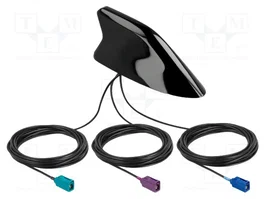 DeLOCK Antena de aleta de tiburón 89014 con LTE, WLAN y GNSS