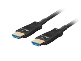 LANBERG CA-HDMI-30FB-1000-BK Cable HDMI 100 m HDMI Tipo A Macho Negro Versión 2.1 48 Gbit/s