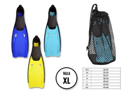 Aletas Multicolor Talón cerrado