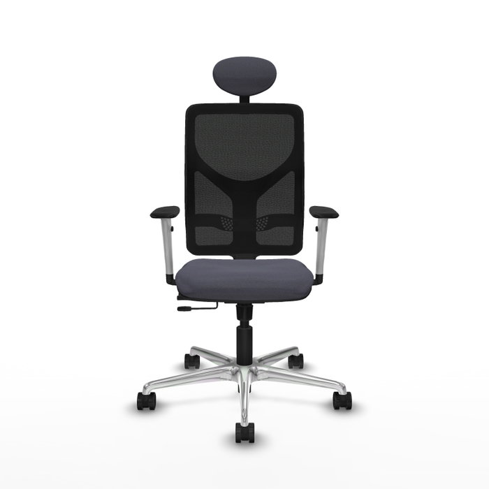 PIQUERAS Y CRESPO Silla de oficina Motilla Gris oscuro/Negro PIQUERAS Y CRESPO Silla de oficina Motilla Gris oscuro/Negro