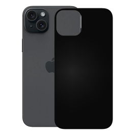 PEDEA 50160972 - Funda TPU Negra para Apple iPhone 15 Plus (6.7") - Protectora Antirayaduras
