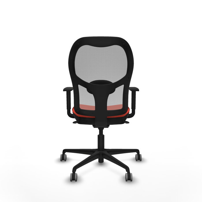 PIQUERAS Y CRESPO Silla de oficina Jorquera Naranja oscuro/Gris