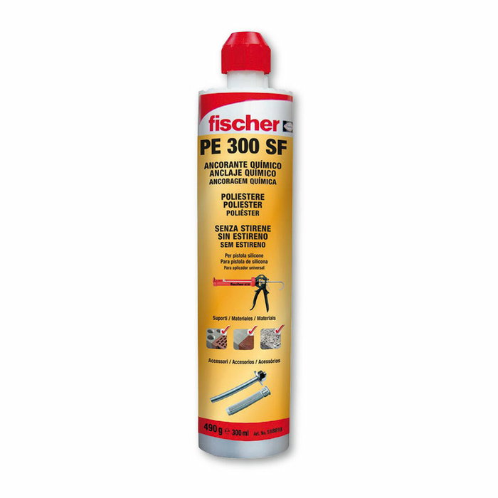 Fischer Anclaje químico con cánula FIS PE 300 SF 300 ml Fischer Anclaje químico con cánula FIS PE 300 SF 300 ml