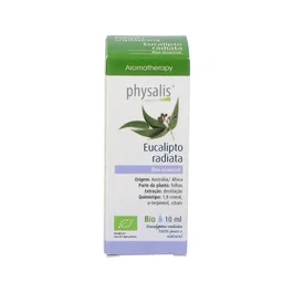 PHYSALIS Esencia Eucalipto Radiata Bio 10Ml Aceite Esencial Puro para Vías Respiratorias