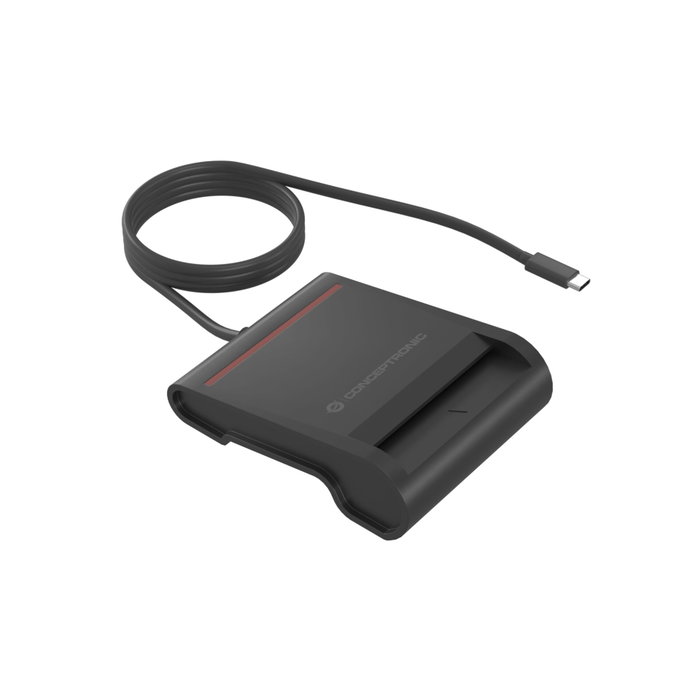 Conceptronic Lector de tarjetas inteligentes USB-C SCR01BC Conceptronic Lector de tarjetas inteligentes USB-C SCR01BC