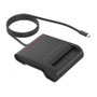 Conceptronic Lector de tarjetas inteligentes USB-C SCR01BC Negro