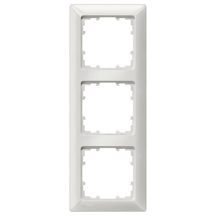 Siemens 5TG25530 DELTA line Marco de 3 módulos 222x222 mm Blanco Siemens 5TG25530 DELTA line Marco de 3 módulos 222x222 mm Blanco