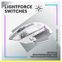 Logitech G502 X Plus Lightspeed Gaming Mouse Inalámbrico Blanco / 910-006171