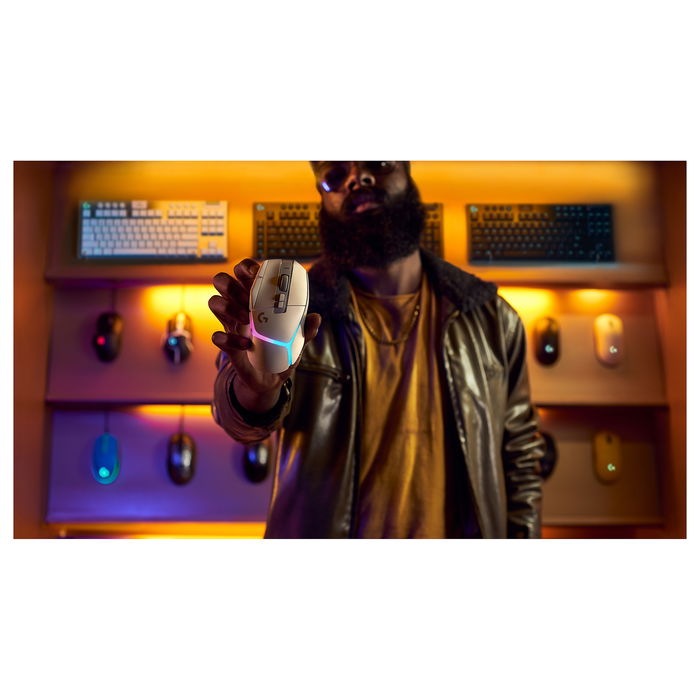 Logitech G502 X Plus Lightspeed Gaming Mouse Inalámbrico Blanco / 910-006171