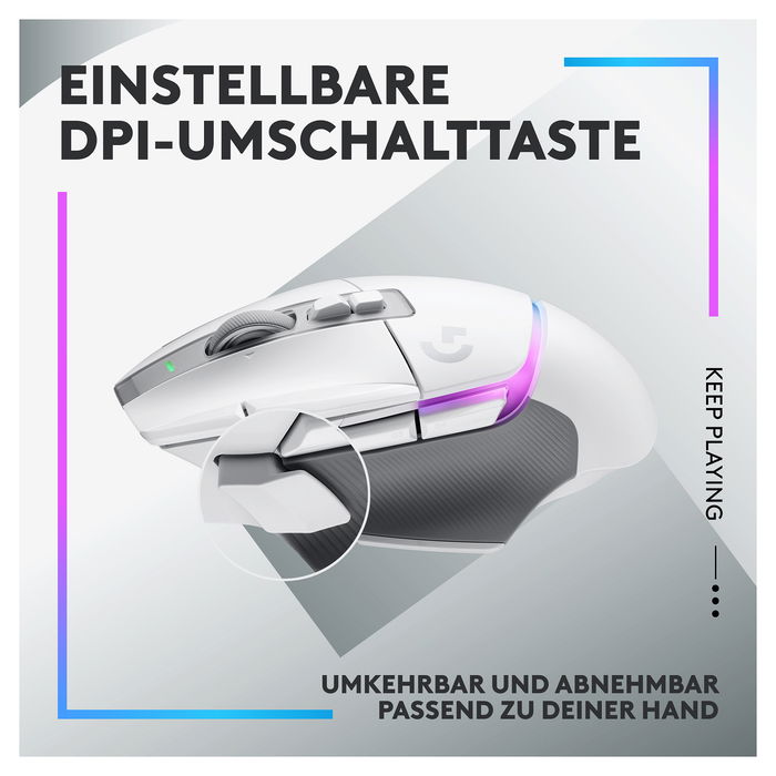 Logitech G502 X Plus Lightspeed Gaming Mouse Inalámbrico Blanco / 910-006171