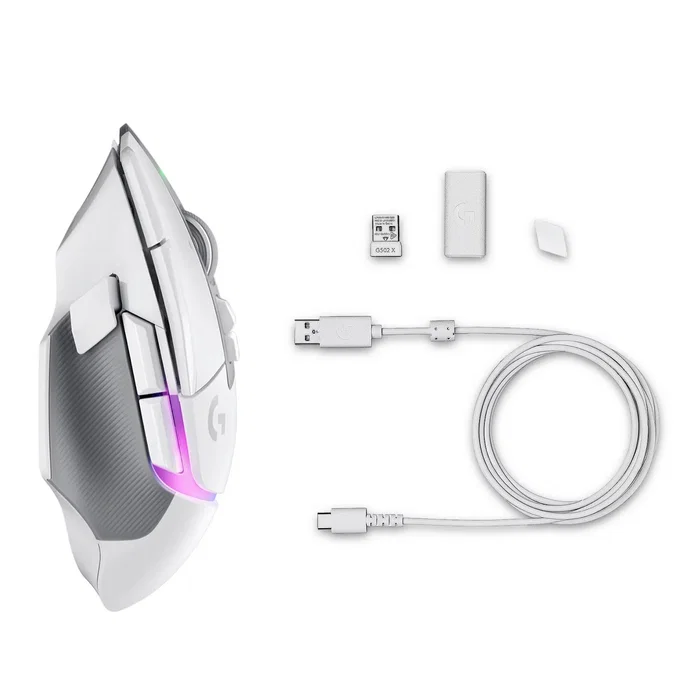 Logitech G502 X Plus Lightspeed Blanco