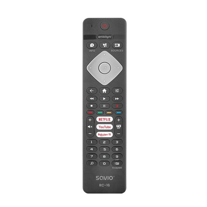 Savio Mando a distancia universal RC-16 para Philips