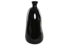 DKD Home Decor Jarrón Urban D022 Negro 22 x 22 x 51 cm Colección Urban