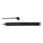 LogiLink Regleta de 8 tomas CEE7/3+2 con USB y protección contra sobretensiones