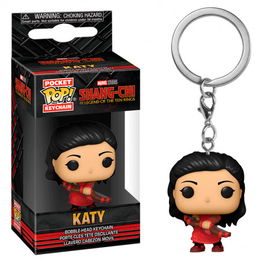 Funko Pop Keychain Katy - Llavero de Colección de la Película Marvel Shang-Chi con Figura de 4 cm y Caja Protectora
