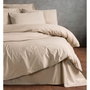 Aucune Juego de cama Beige 100% algodón (1 funda nórdica y 2 fundas de almohada)