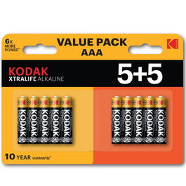 Kodak Pilas Alcalinas AAA Xtralife LR3 10 Unidades
