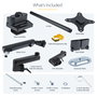 StarTech.com Brazo de Soporte para Monitor Articulado con 2 Puertos USB 3.0 Negro