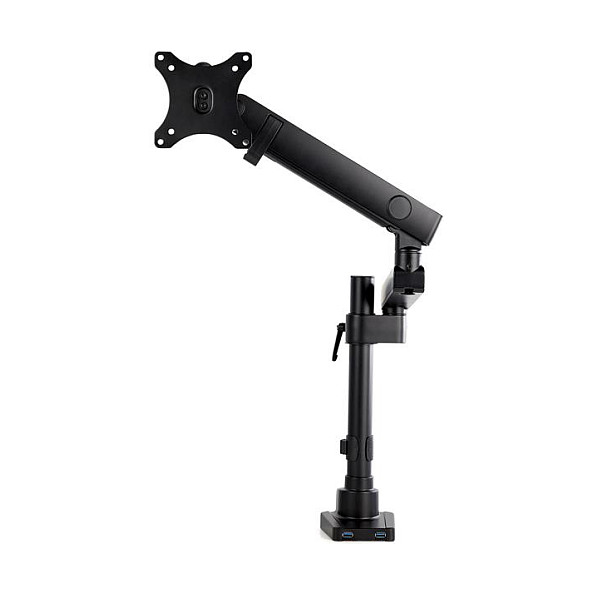 StarTech.com Brazo de Soporte para Monitor Articulado con 2 Puertos USB 3.0 Negro