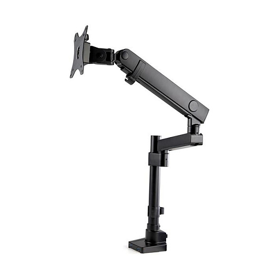 StarTech.com Brazo de Soporte para Monitor Articulado con 2 Puertos USB 3.0 Negro