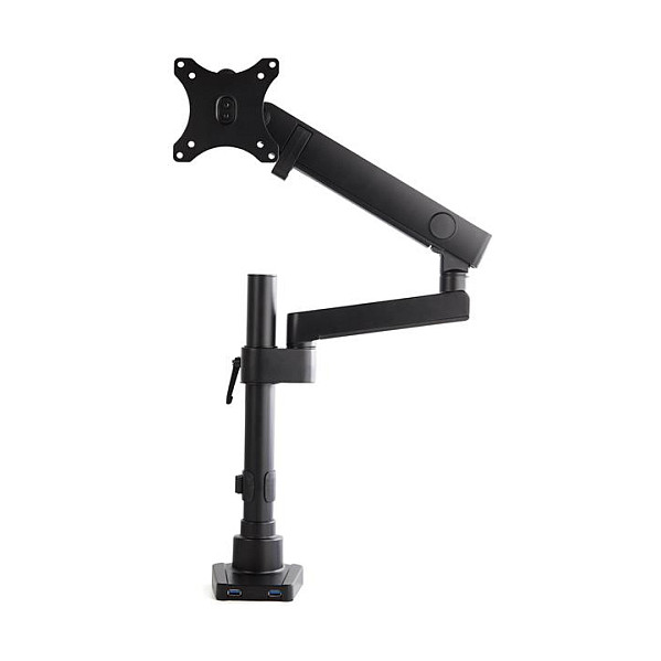 StarTech.com Brazo de Soporte para Monitor Articulado con 2 Puertos USB 3.0 Negro