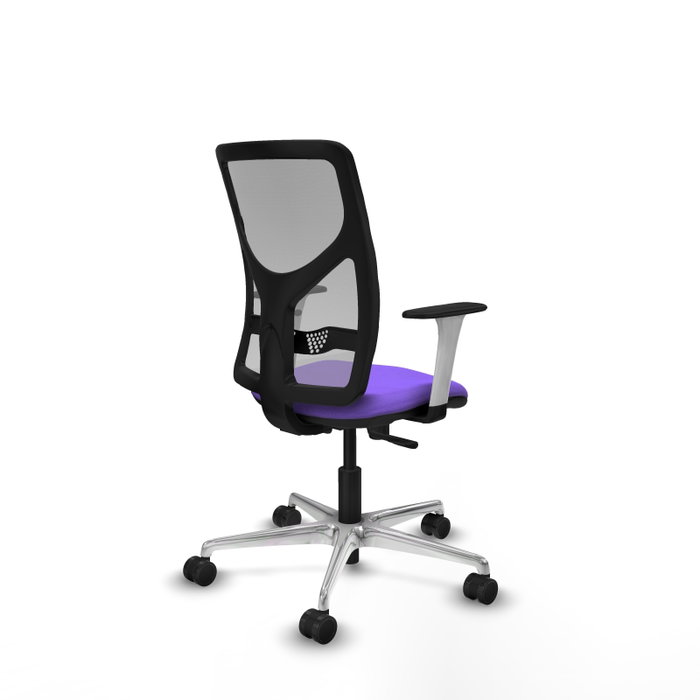 PIQUERAS Y CRESPO Silla de oficina Motilla con mecanismo Sincro, Lila y Gris PIQUERAS Y CRESPO Silla de oficina Motilla con mecanismo Sincro, Lila y Gris
