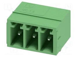 PHOENIX CONTACT MC1.5/3-G-3.5 Bloque de bornas desmontable de alimentación 3 pines 3,5mm
