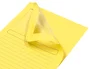 Q-connect Subcarpeta cartulina DIN A4 amarilla con ventana transparente, 120 g/m², certificado Blue Angel