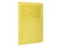 Q-connect Subcarpeta cartulina DIN A4 amarilla con ventana transparente, 120 g/m², certificado Blue Angel