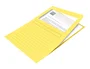 Q-connect Subcarpeta cartulina DIN A4 amarilla con ventana transparente, 120 g/m², certificado Blue Angel