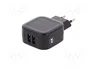 QOLTEC Cargador de red 17W con 2 puertos USB