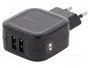 QOLTEC Cargador de red 17W con 2 puertos USB