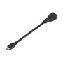 Aisens Cable USB 2.0 OTG Mini USB B Macho a USB A Hembra 15cm Negro