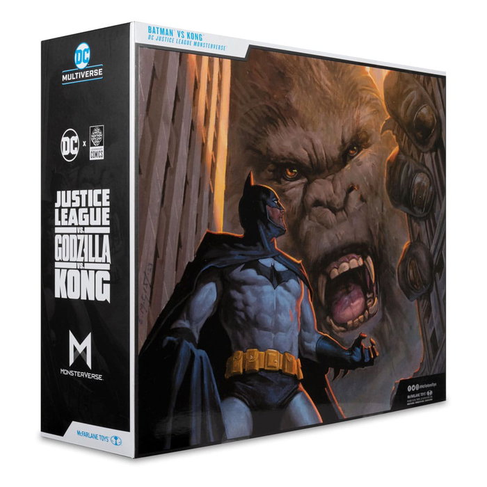 DC Justice League Monsterverse DC Multiverse Pack de 2 Figuras Batman & Kong 29 cm DC Justice League Monsterverse DC Multiverse Pack de 2 Figuras Batman & Kong 29 cm