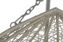 DKD Home Decor Sillón Colgante para Terraza y Jardín Gris 80 x 110 x 133 cm