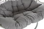 DKD Home Decor Sillón Colgante para Terraza y Jardín Gris 80 x 110 x 133 cm