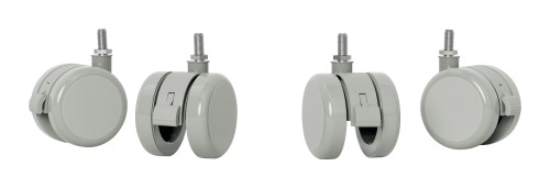 Leitz 53740085 Pack 4 Ruedas para Mesa Eléctrica Color Gris Leitz 53740085 Pack 4 Ruedas para Mesa Eléctrica Color Gris