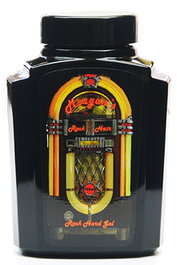 Morgan Rock Hard Gel Fijación Firme 125ml Tarro Retro Diseño Juke Box