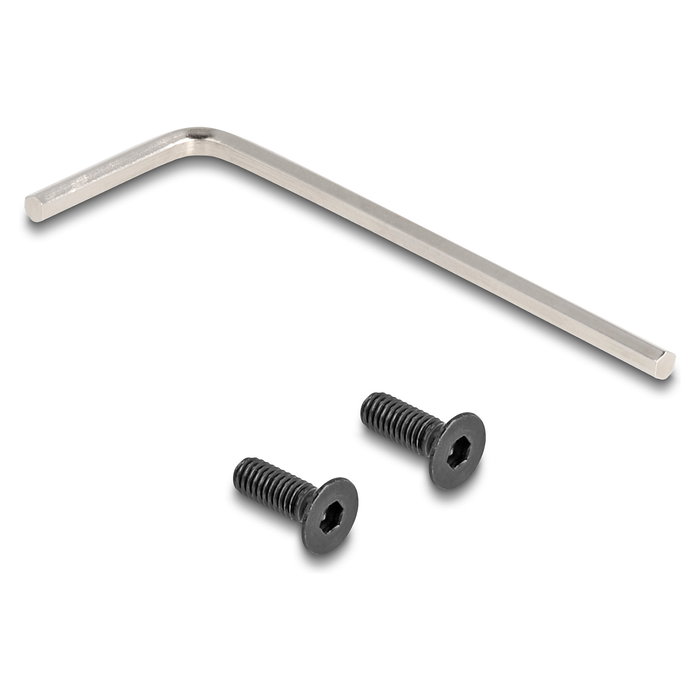 DeLOCK Soporte para Auriculares Ajustable de Aluminio Negro para Escritorio - 83x123x30 mm