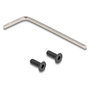 DeLOCK Soporte para Auriculares Ajustable de Aluminio Negro para Escritorio - 83x123x30 mm