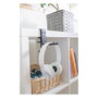 DeLOCK Soporte para Auriculares Ajustable de Aluminio Negro para Escritorio - 83x123x30 mm
