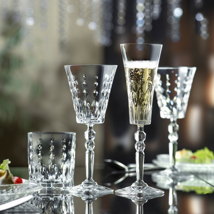 Rcr Cristalleria Copa Cava 170 Ml Altura 244 Mm (6 Unidades) LUXION® Eco-crystal Glass