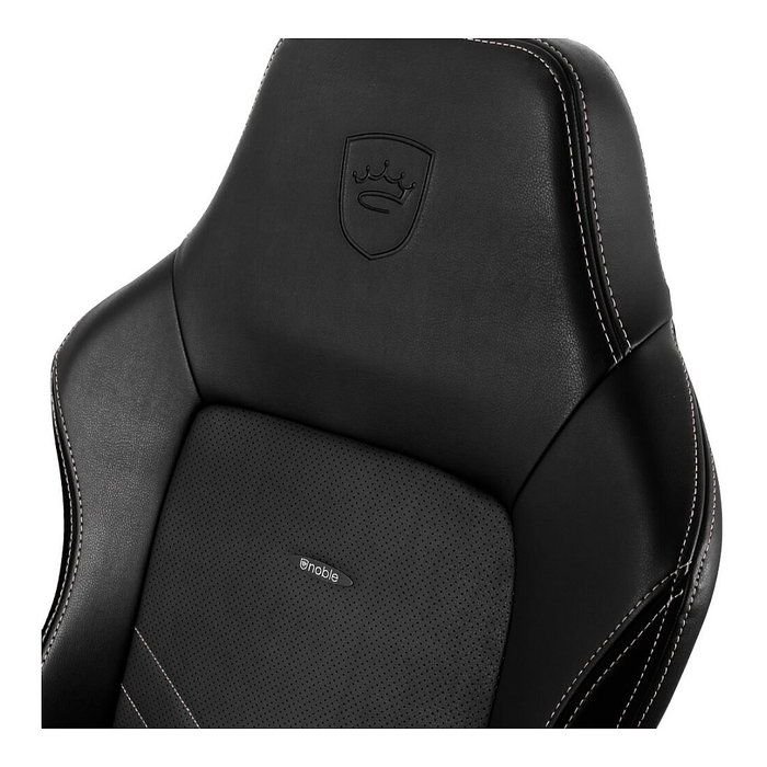 Noblechairs HERO Gaming Stuhl - schwarz/platinweiß