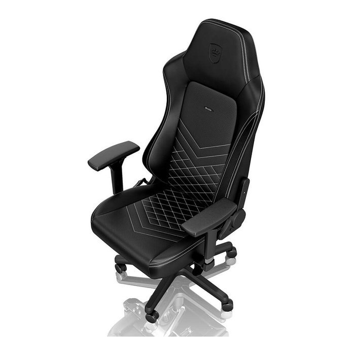 Noblechairs HERO Gaming Stuhl - schwarz/platinweiß